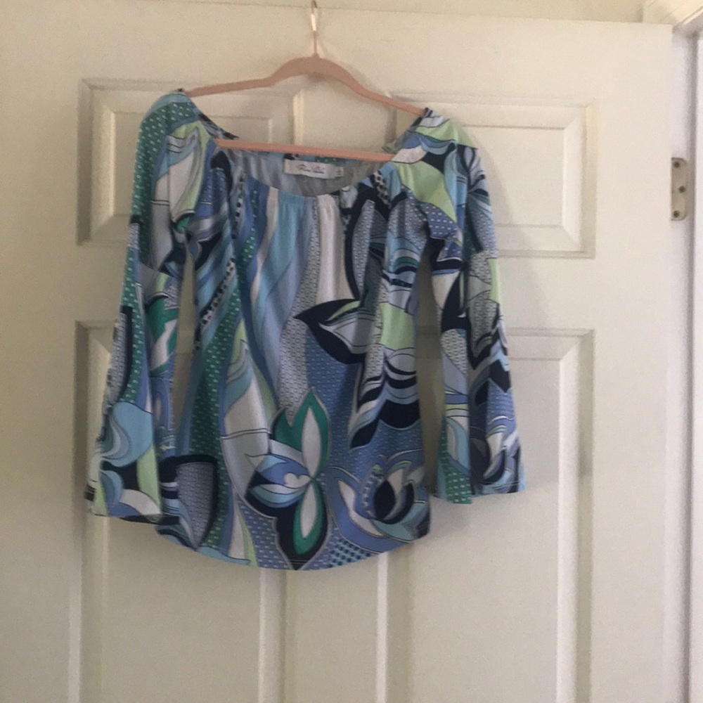 Re VaVa Pucci print top